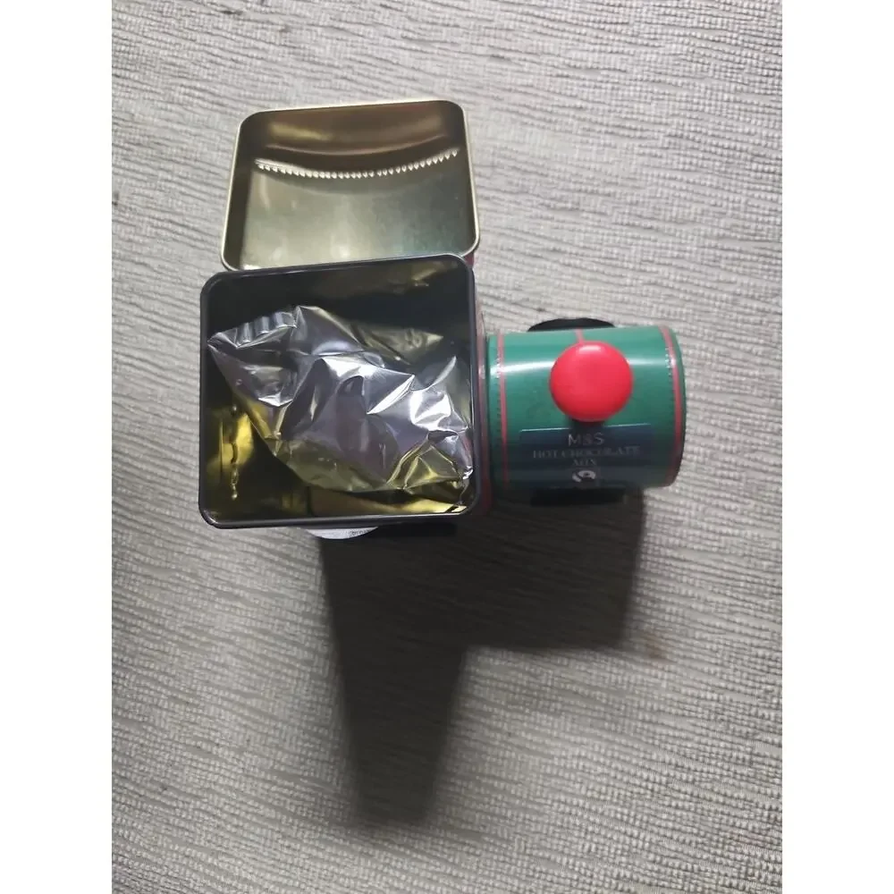 New Marks And Spencer Christmas Hot Chocolate Train Tin M&S Empty